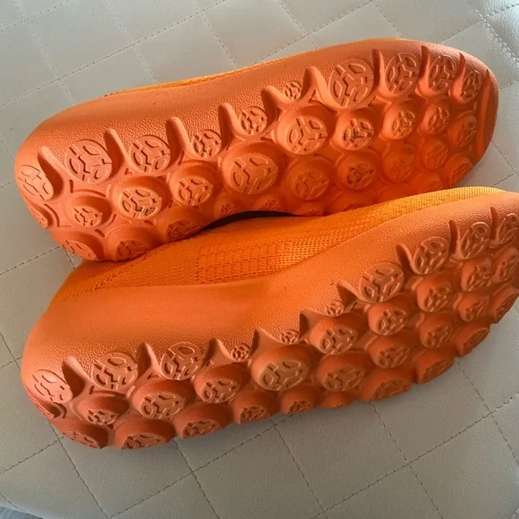 Vibrant Orange Slip-On womens Shoes - Picture 5 of 7